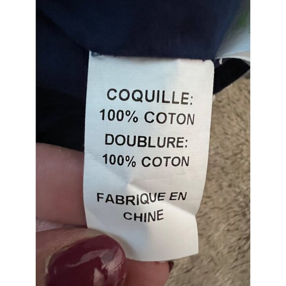 Lilly Pulitzer Navy & White Dress With Gold Embroidered Stripes Size 6 - Picture 7 of 13